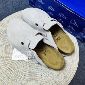 Birkenstock Boston Clogs (Soft Footbed) - Pure White | NEW with Box